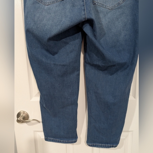 Democracy "Ab"solution Technology Distressed Medium Wash Straight Jeans Size 20W - Picture 9 of 13